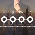 businessman, business, skyline